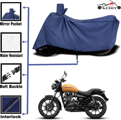 KEDIT Two Wheeler Cover for Royal Enfield(Thunderbird 500, Blue)