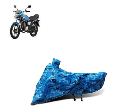 Anlopeproducts Waterproof Two Wheeler Cover for Yamaha(Saluto RX BS6, Blue)