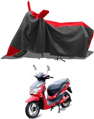 KEDIT Two Wheeler Cover for Hero(Electric Dash, Red)