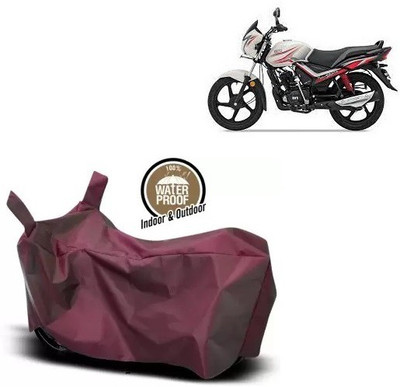 OliverX Waterproof Two Wheeler Cover for TVS(Star City Plus BS6, Maroon)