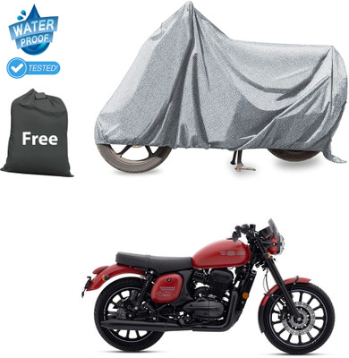 PAGORA Waterproof Two Wheeler Cover for JAWA(42 BS6, Silver)
