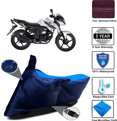 MISSION COLLECTION Waterproof Two Wheeler Cover for Yamaha(SZ-S, Blue)