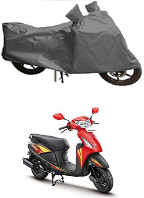 Mdstar Waterproof Two Wheeler Cover for Hero(Pleasure, Grey)