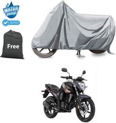 CODOKI Waterproof Two Wheeler Cover for Yamaha(FZ-S FI, Silver)