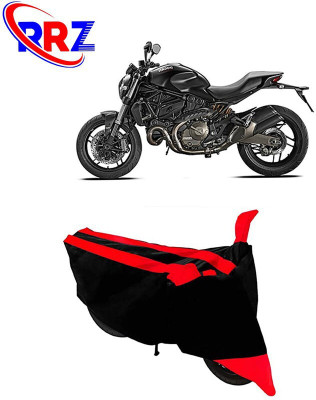 DeepShakshi AUTOMOTIVE Two Wheeler Cover for Ducati(Monster 82, Black, Red)