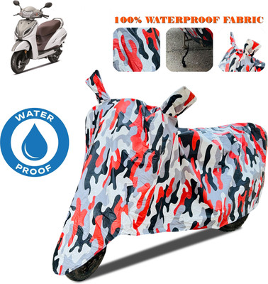 ANTHUB Waterproof Two Wheeler Cover for Honda(Activa 5G, Red, White)