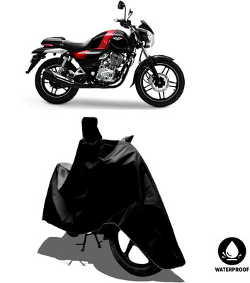 Amexride Waterproof Two Wheeler Cover for Bajaj(V12, Black)