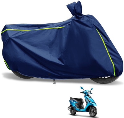 Euro Care Waterproof Two Wheeler Cover for TVS(Zest, Blue)