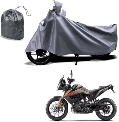 Autoinnovation Waterproof Two Wheeler Cover for KTM(390 Adventure, Grey)