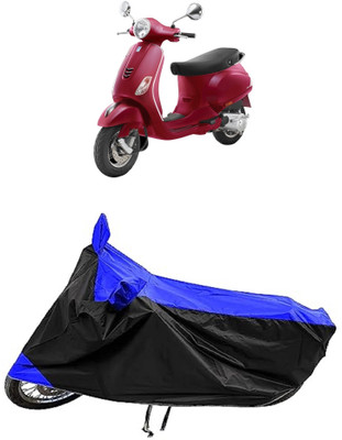 Mdstar Waterproof Two Wheeler Cover for Vespa(ZX 125, Blue)
