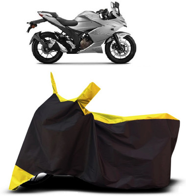 VESMEI Two Wheeler Cover for Suzuki(Gixxer SF 250, Yellow)