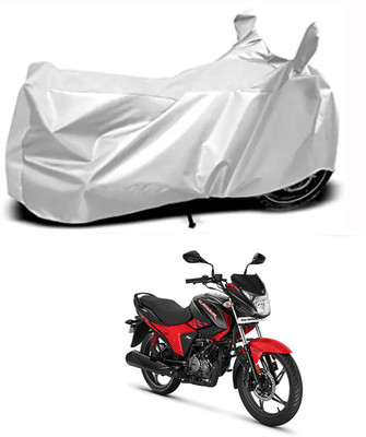 Aoriyon Two Wheeler Cover for Hero(New Glamour, Silver)