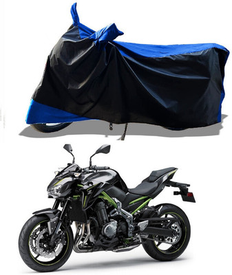 DeepShakshi AUTOMOTIVE Waterproof Two Wheeler Cover for Kawasaki(Z900, Blue)