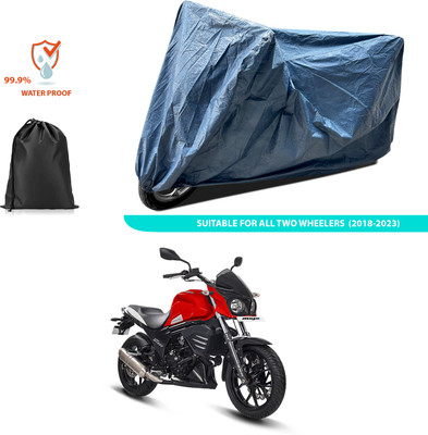 CODOKI Waterproof Two Wheeler Cover for Mahindra(Mojo UT 300, Blue)