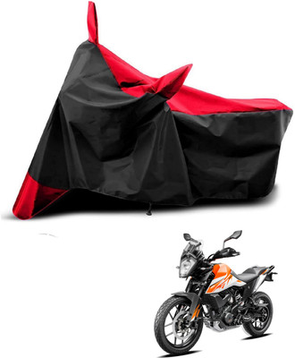 KEDIT Two Wheeler Cover for KTM(250 Duke BS6, Red, Black)