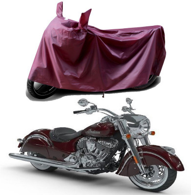 THE REAL ARV Waterproof Two Wheeler Cover for Indian(Chief Classic, Maroon)