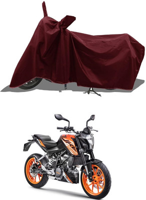 DeepShakshi AUTOMOTIVE Waterproof Two Wheeler Cover for KTM(125 Duke, Maroon)