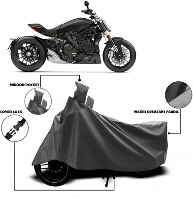 MMSSTAR Waterproof Two Wheeler Cover for Ducati(XDiavel, Grey)
