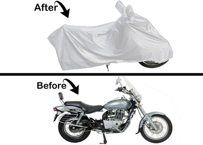Archistylo Waterproof Two Wheeler Cover for Bajaj(Avenger 220 Cruise, Silver)