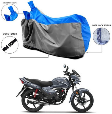 AJSTAR Waterproof Two Wheeler Cover for Honda(Shine, Blue)