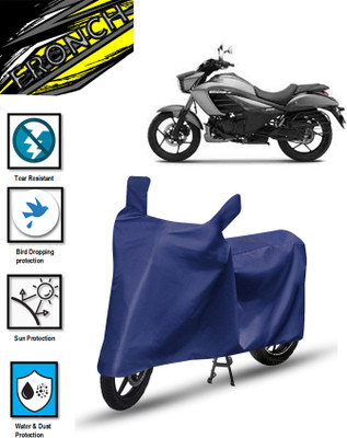 FRONCH Waterproof Two Wheeler Cover for Suzuki(Intruder, Blue)