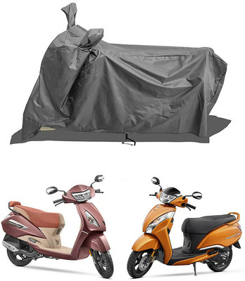 AG AutoHub Waterproof Two Wheeler Cover for TVS(Jupiter Grande BS6, Grey)