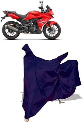 Amexride Two Wheeler Cover for Hero(Xtreme 200S, Blue)