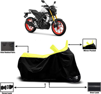 Amexride Two Wheeler Cover for Yamaha(MT 15 New BS6, Yellow)