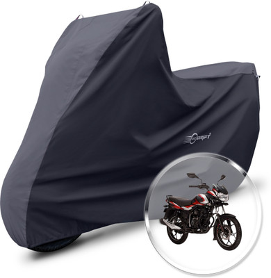Neodrift Two Wheeler Cover for Bajaj(Discover 125 DTS-i, Grey, Black)