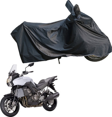 Motodreka Waterproof Two Wheeler Cover for Kawasaki(Versys 1000, Black)