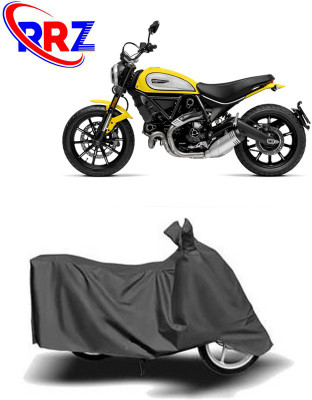 RRZ Waterproof Two Wheeler Cover for Ducati(Scrambler, Grey)