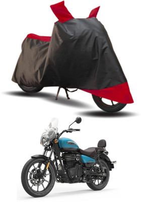 KEDIT Two Wheeler Cover for Royal Enfield(Scrambler, Red, Black)