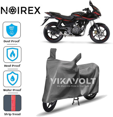 NOIREX Two Wheeler Cover for Bajaj(Pulsar 220F, Grey)