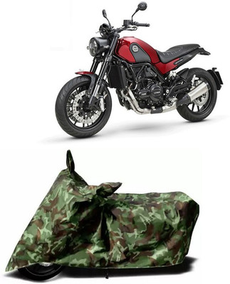 KPIND Waterproof Two Wheeler Cover for Benelli(Leoncino 250, Multicolor)