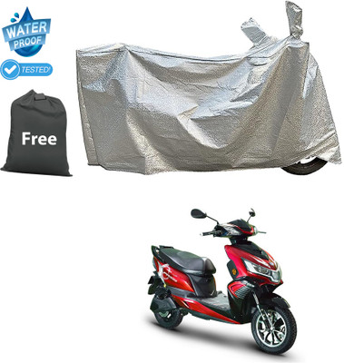 CODOKI Waterproof Two Wheeler Cover for Okinawa(Silver)