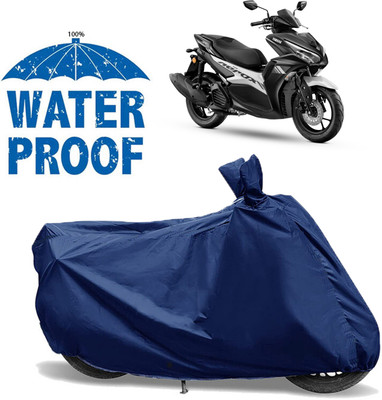 AUTOCAD Waterproof Two Wheeler Cover for Yamaha(Aerox 155 Maxi, Blue)