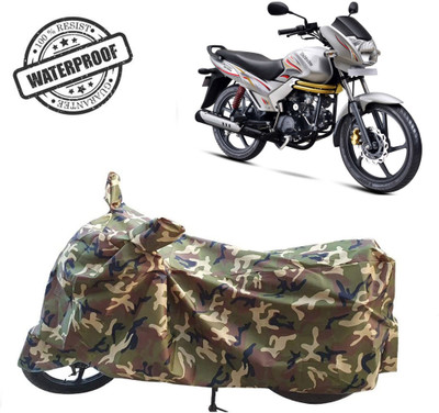 ROYAL AUTO MART Waterproof Two Wheeler Cover for Mahindra(Centuro, Green, Multicolor)