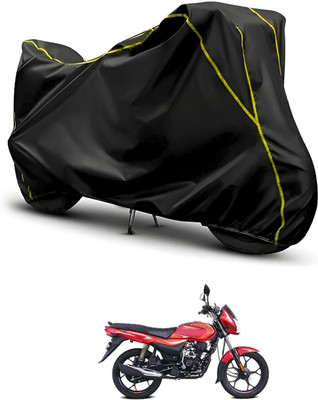 CODOKI Waterproof Two Wheeler Cover for Bajaj(Platina 110 H-Gear, Black, Black)