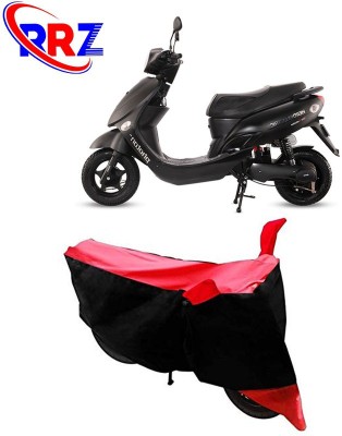 RRZ Waterproof Two Wheeler Cover for Hero(Electric Photon, Black, Red)