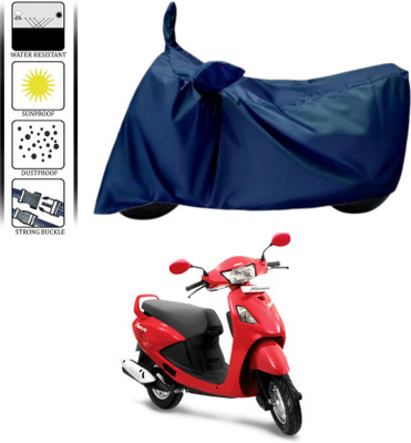 HWSXQAE Waterproof Two Wheeler Cover for Hero(Blue)