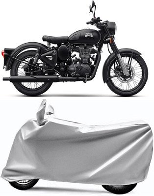 V VINTON Two Wheeler Cover for Royal Enfield(Classic 500, Grey)