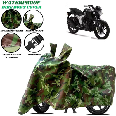 SRP PRODUCT Waterproof Two Wheeler Cover for TVS(Apache RTR 180, Green)