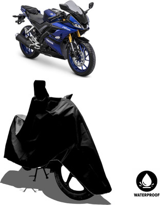 Amexride Waterproof Two Wheeler Cover for Yamaha(YZF R15 V3.0, Black)