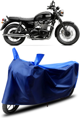 MADAFIYA Two Wheeler Cover for Triumph(Bonneville T100, Blue)