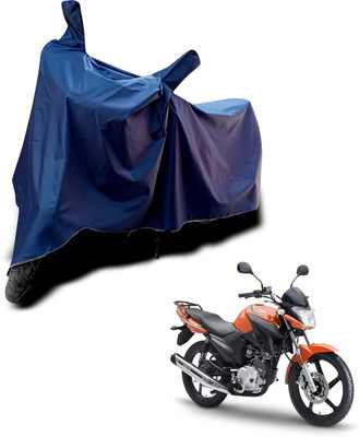 KEDIT Two Wheeler Cover for Yamaha(YBR 125, Blue)