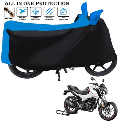 AUTOCAD Waterproof Two Wheeler Cover for Hero(Xtreme, Black, Blue)