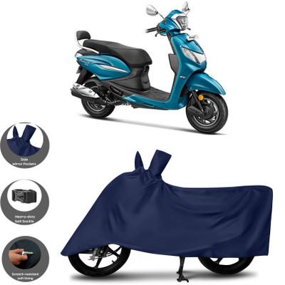 WMIZEXA Waterproof Two Wheeler Cover for Hero(Pleasure, Blue)