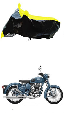 VESMEI Two Wheeler Cover for Royal Enfield(Squadron Blue, Yellow)