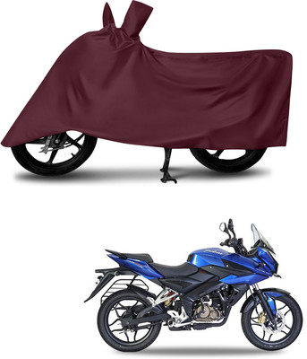 DeepShakshi AUTOMOTIVE Waterproof Two Wheeler Cover for Bajaj(Pulsar 200, Maroon)