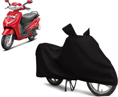 EGAL Waterproof Two Wheeler Cover for Hero(Duet 125CC, Black)